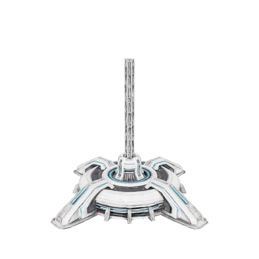 Ascenseur Spatial — Station Orbitale 3D