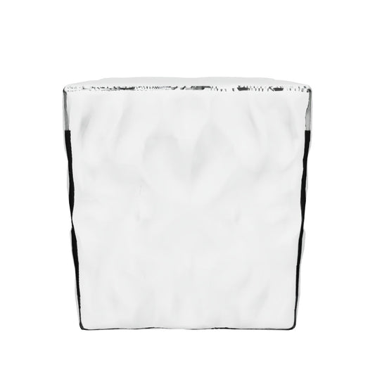 Cube de Métal Liquide — Chrome 3D