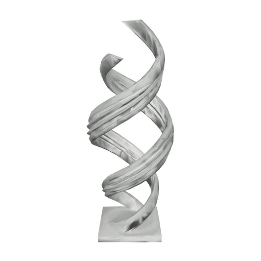 Hélice ADN — Sculpture Acier 3D