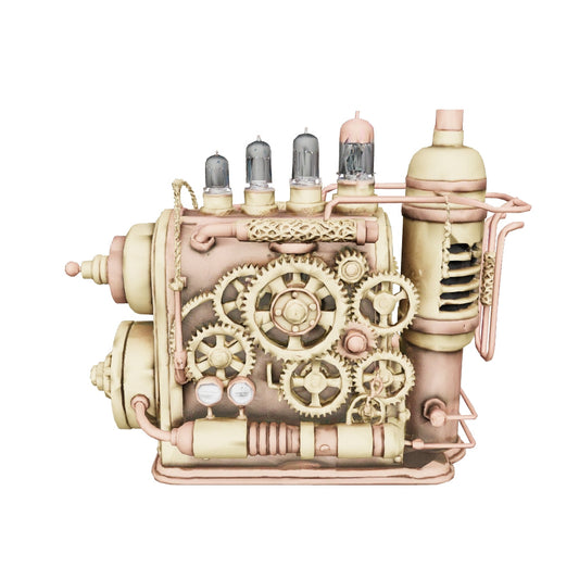 Machine Steampunk à Engrenages — Laiton 3D