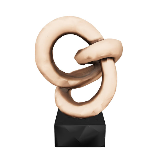 Sculpture Bronze Nouée — Art 3D